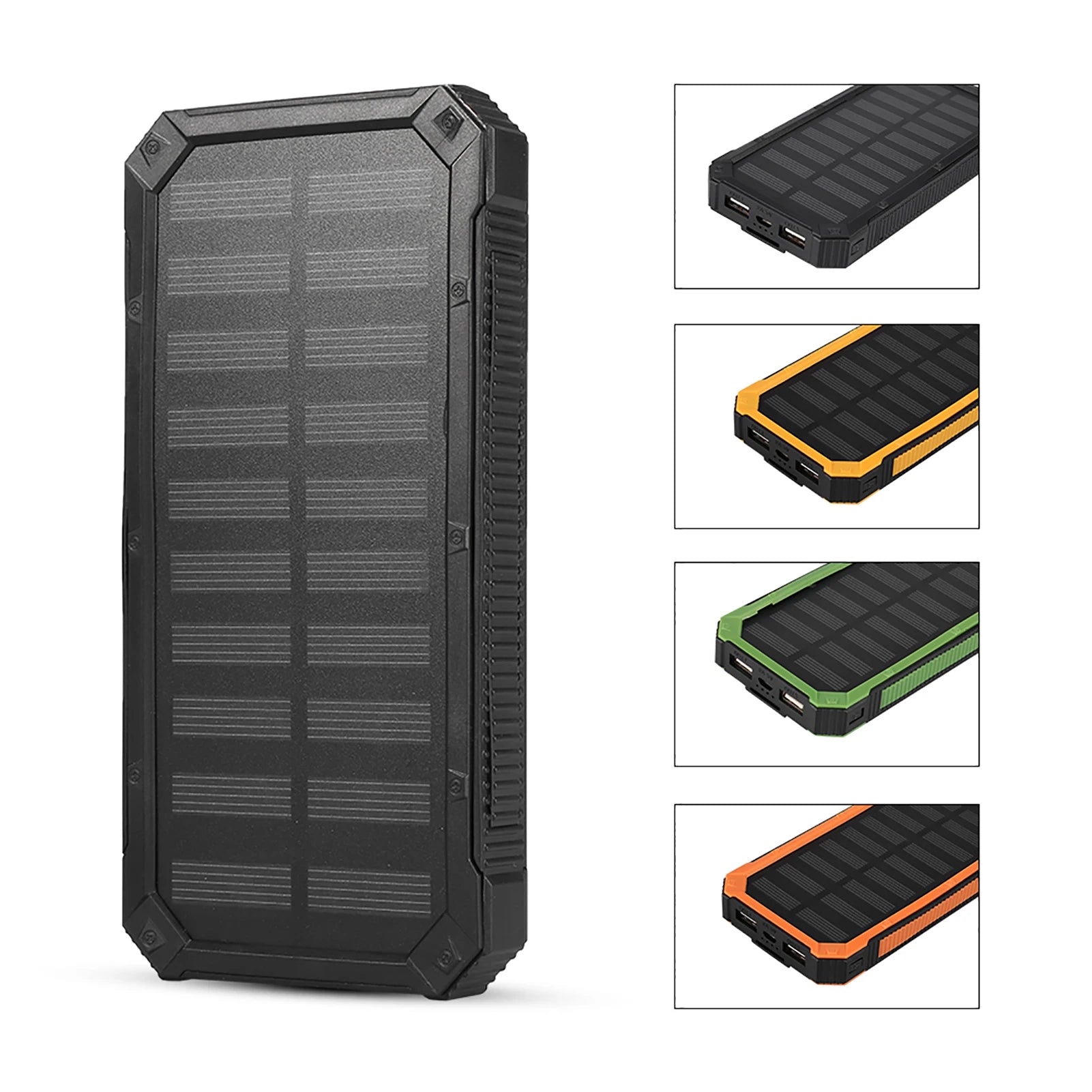 Mobile Power Bank Power Bank Case Solar Power Bank Portable 20000mAh Fast Charging Dual USB Polar Mobile Power Bank Case DIY Kit