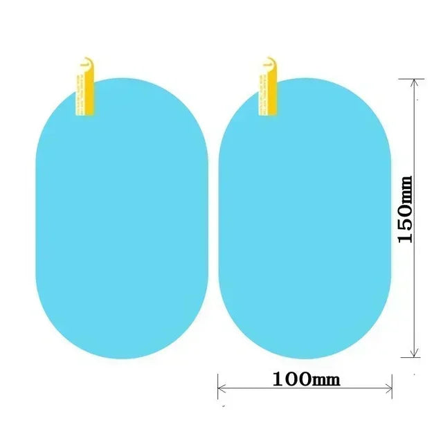 Rainproof Film Sticker Car Truck Rearview Mirror Side Window Waterproof Anti-fog Stickers Electric Auto Films Clear Decal