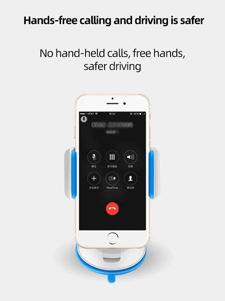 Car Phone Holder Mount Strong Suction Cup For Windshield and Dashboard For iPhone 15 14 13 Pro Max Samsung Xiaomi All Smartphone