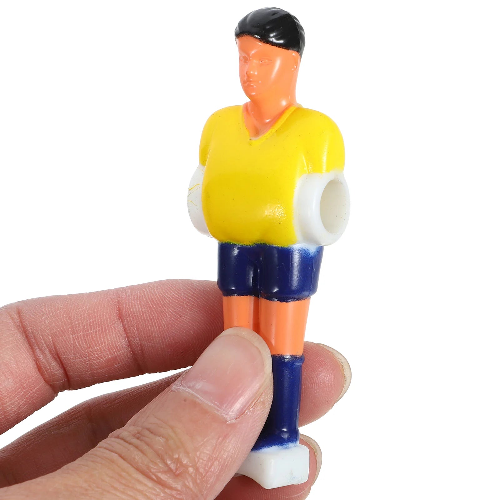 4pcs Foosball Athletes Desktop Football Players Soccer Machine Parts Pvc Wear Resistant Funny For Tabletop Football
