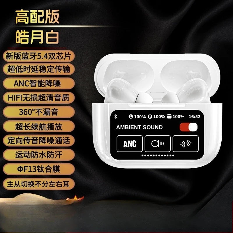 New Bluetooth weather calendar camera digital display screen wireless smart headset lossless sound quality noise reduction