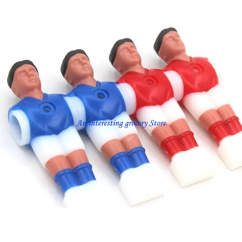 652D 4Pcs/pack Foosball Men Foosball Players Set Colorful Foosball Replacements Parts