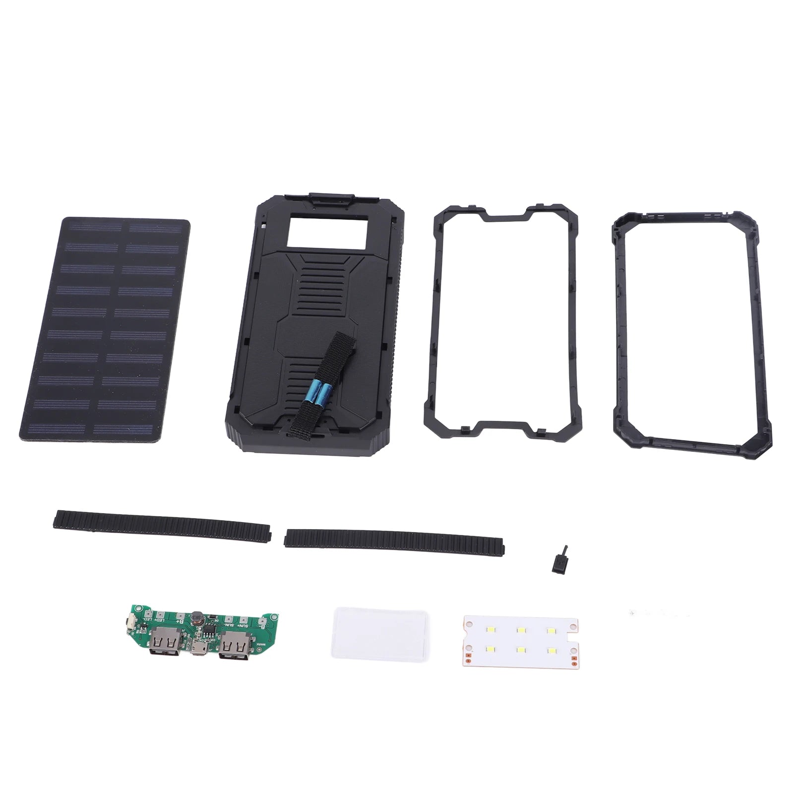 Mobile Power Bank Power Bank Case Solar Power Bank Portable 20000mAh Fast Charging Dual USB Polar Mobile Power Bank Case DIY Kit