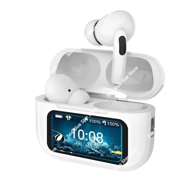 New Bluetooth weather calendar camera digital display screen wireless smart headset lossless sound quality noise reduction